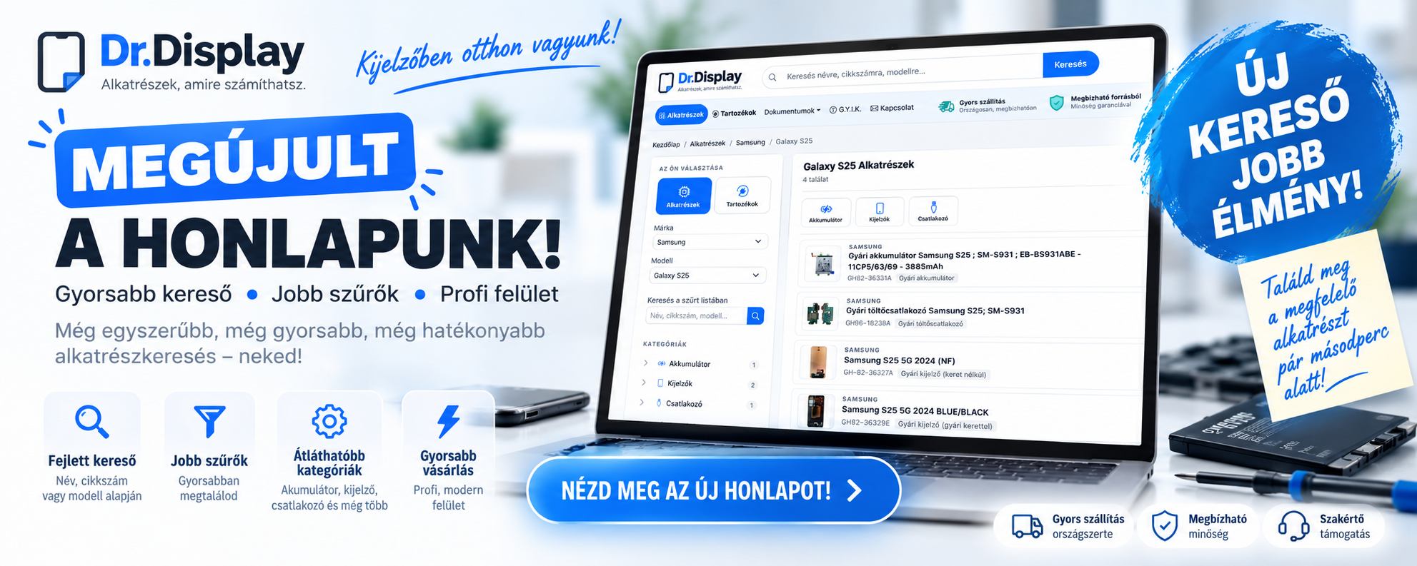 Megújult a weboldalunk