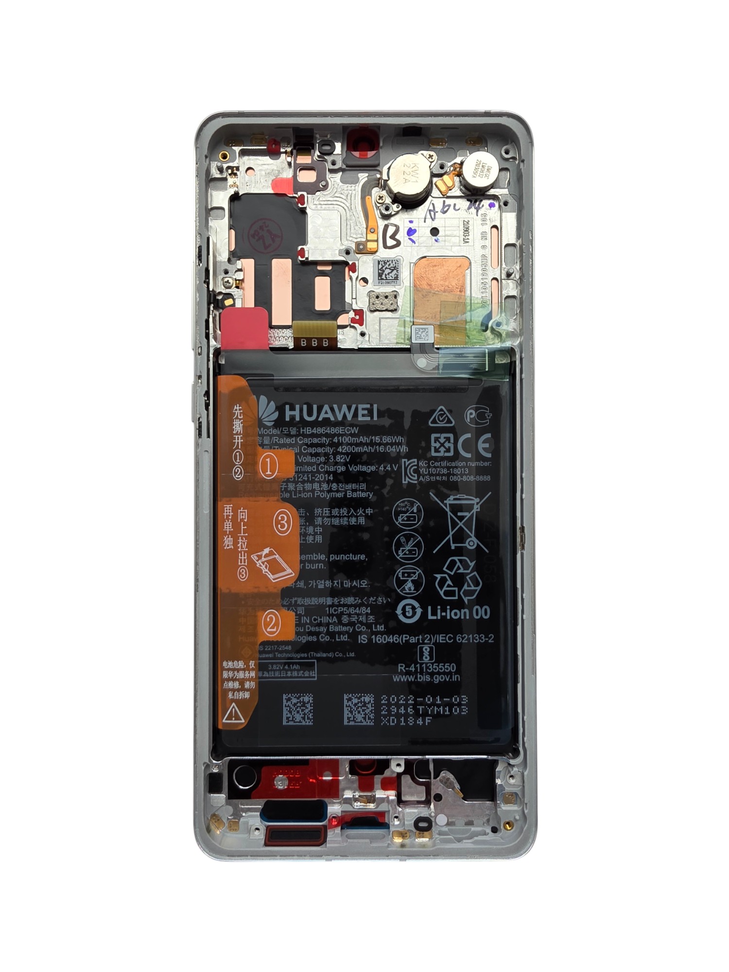 Huawei P30 Pro SILVER LCD+ Akkumulátor