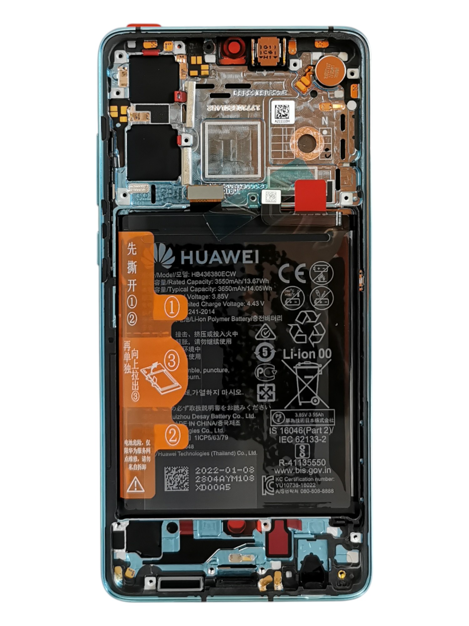 Huawei P30 (2019) New Code Blue LCD+ Akkumulátor