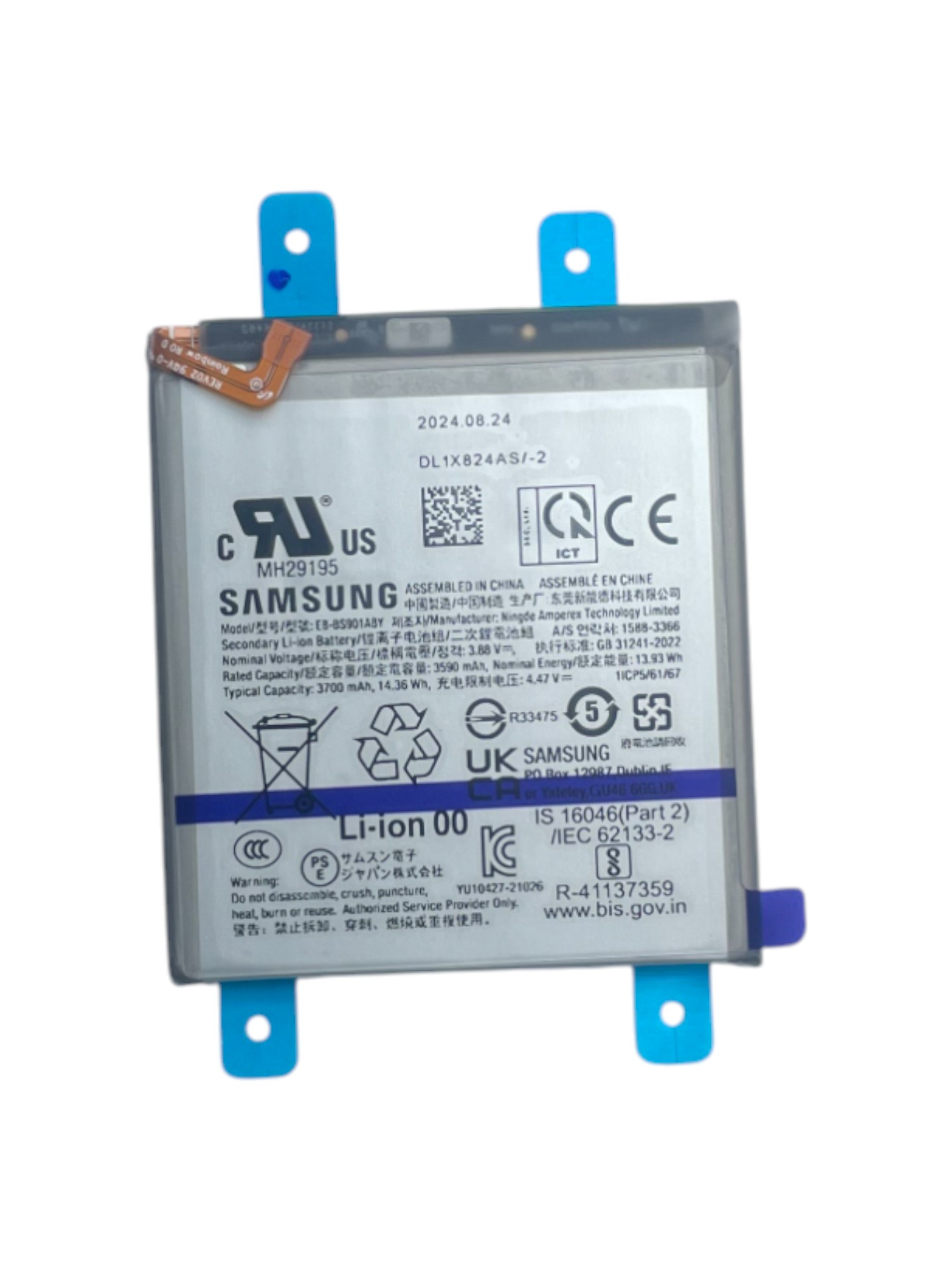 Gyári akkumulátor - Samsung A13 5G; A136B ; EB-BA136ABY - 1ICP6/64/86 - 4900mAh