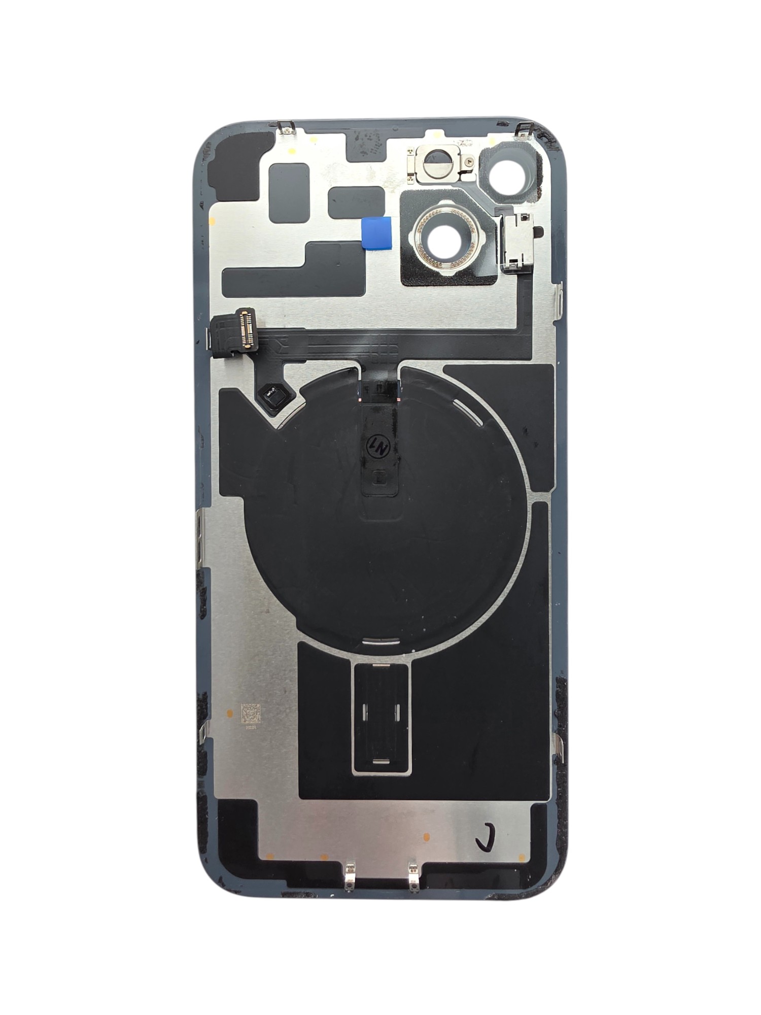 Gyári bontott üveghátlap iPhone 14 Plus Black (Alig észrevehető minimális karcok)