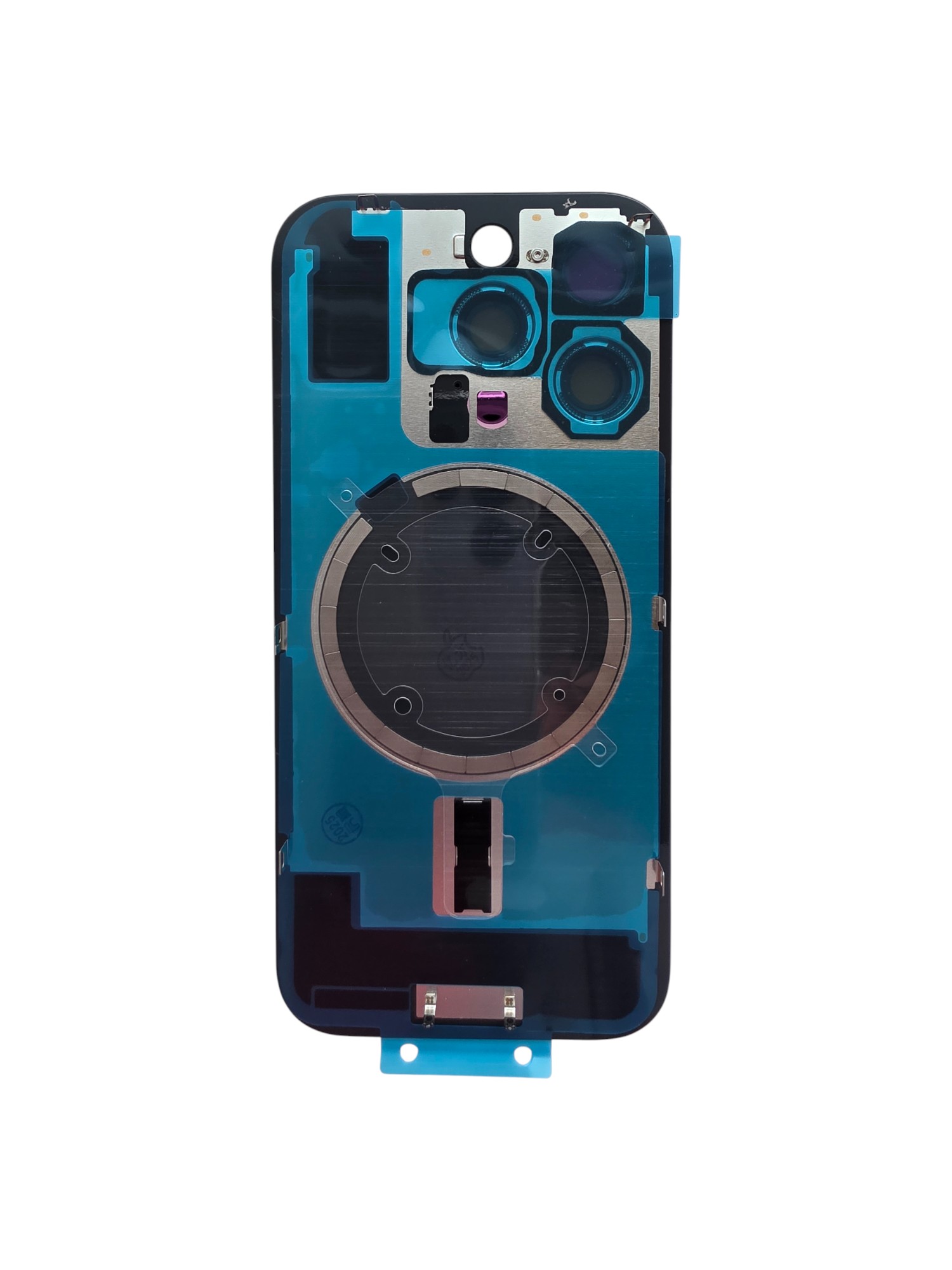 iPhone 16 Pro akkufedél hátlap,kameravédő lencsével,arany-bronz (desert) titánium színben.