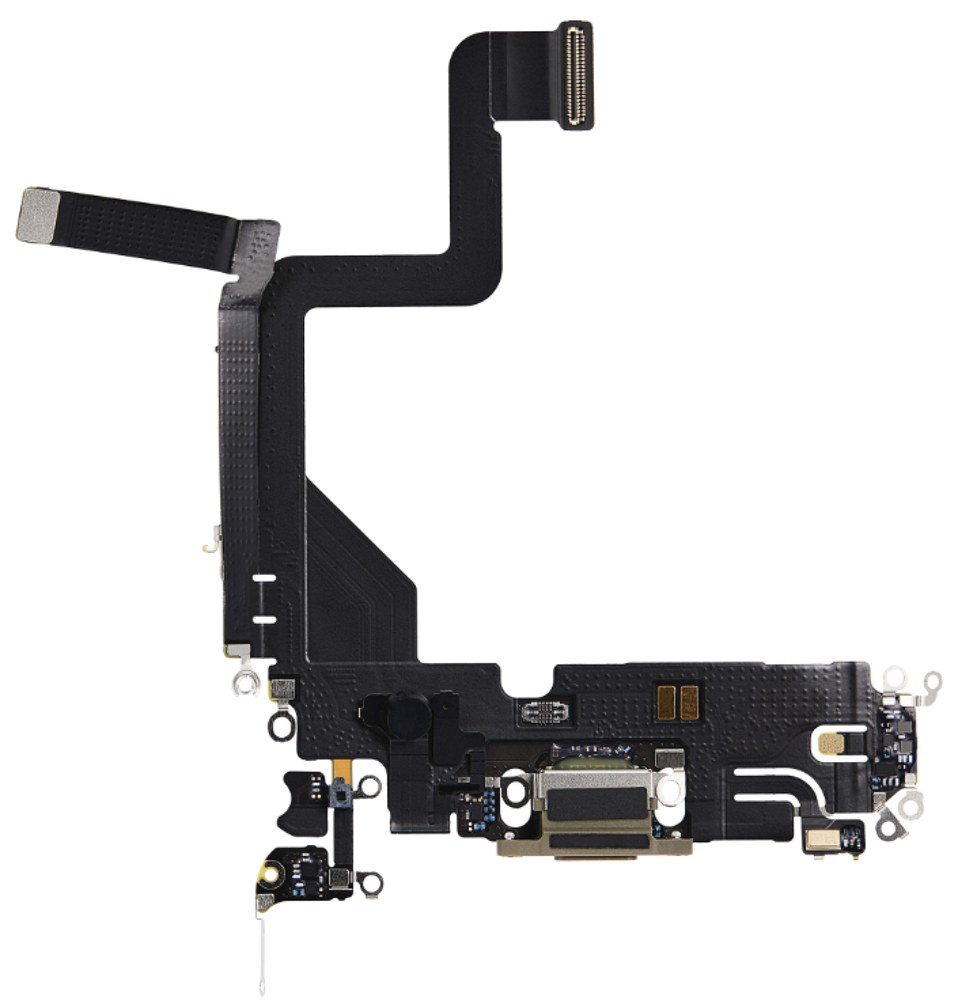 Gyári töltőcsatlakozó flex kábel - iPhone 14 Pro Gold
