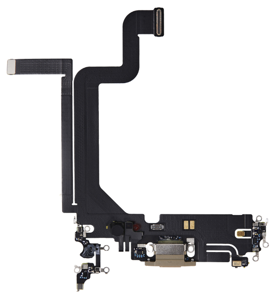 Gyári töltőcsatlakozó flex kábel - iPhone 14 Pro Max Gold