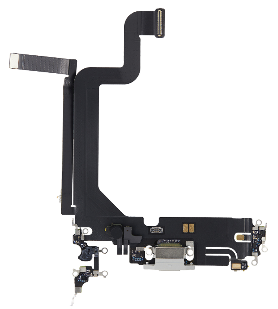 Gyári töltőcsatlakozó flex kábel - iPhone 14 Pro Max White