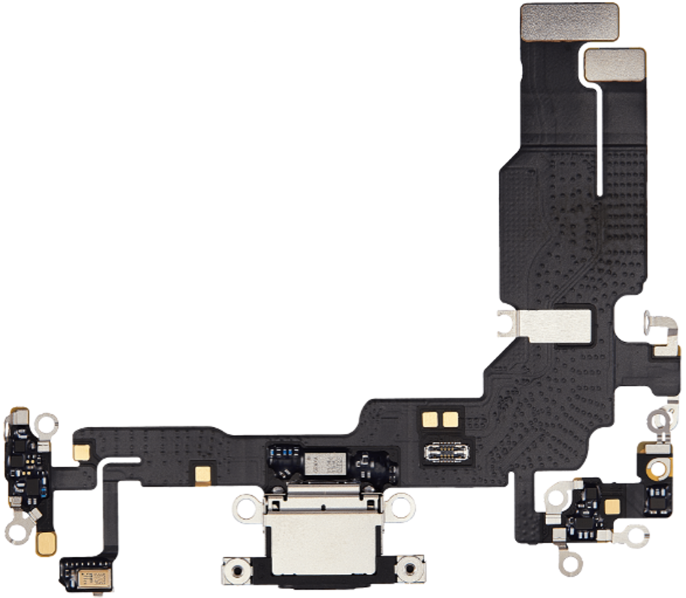 Gyári töltőcsatlakozó flex kábel - iPhone 15 Black