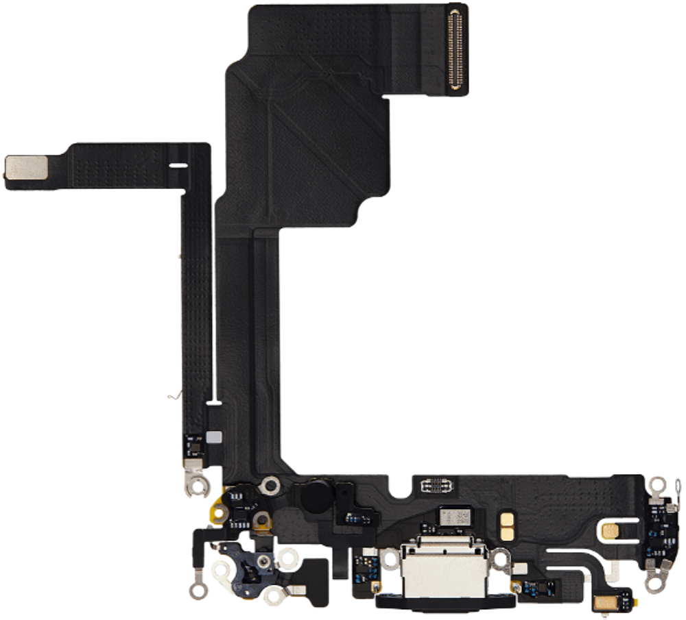 Gyári töltőcsatlakozó flex kábel - iPhone 15 Pro Black