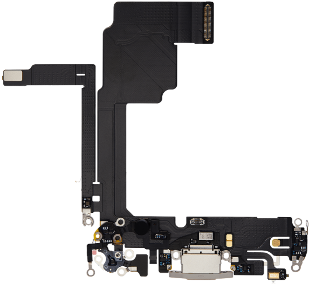 Gyári töltőcsatlakozó flex kábel - iPhone 15 Pro White