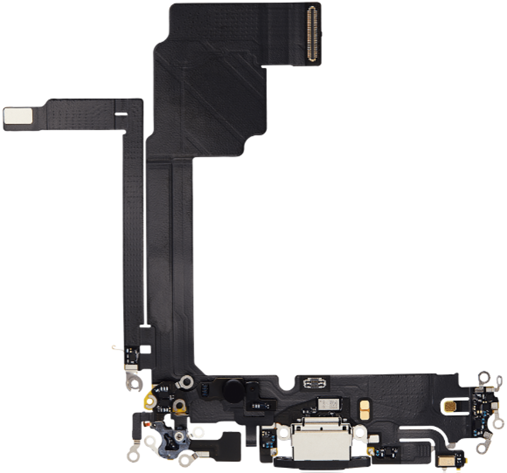 Gyári töltőcsatlakozó flex kábel - iPhone 15 Pro Max Black