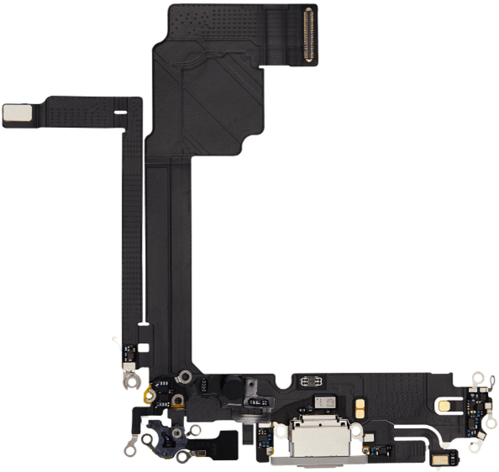 Gyári töltőcsatlakozó flex kábel - iPhone 15 Pro Max White 
